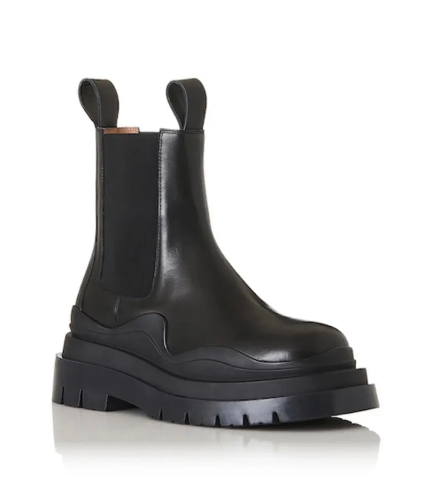 Alias Mae Pixie Black Leather Chelsea Boots