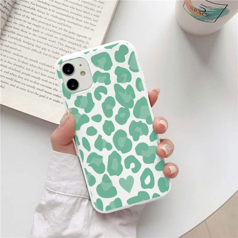 Bright Coloured Leopard Print Phone Case For Samsung Galaxy