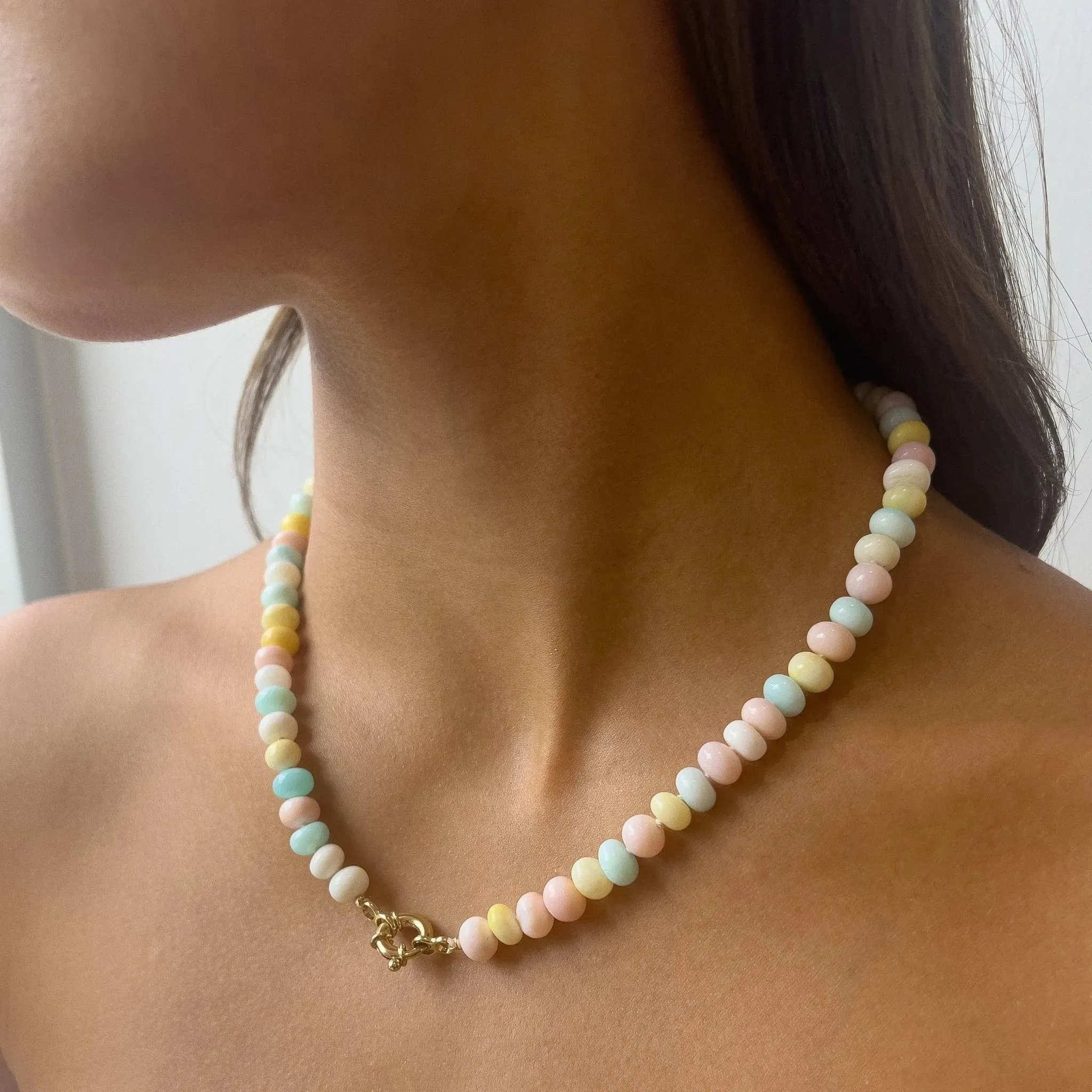 Candy Opal Gemstone Necklace
