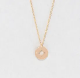 DAINTY CHARM COMPASS NECKLACE