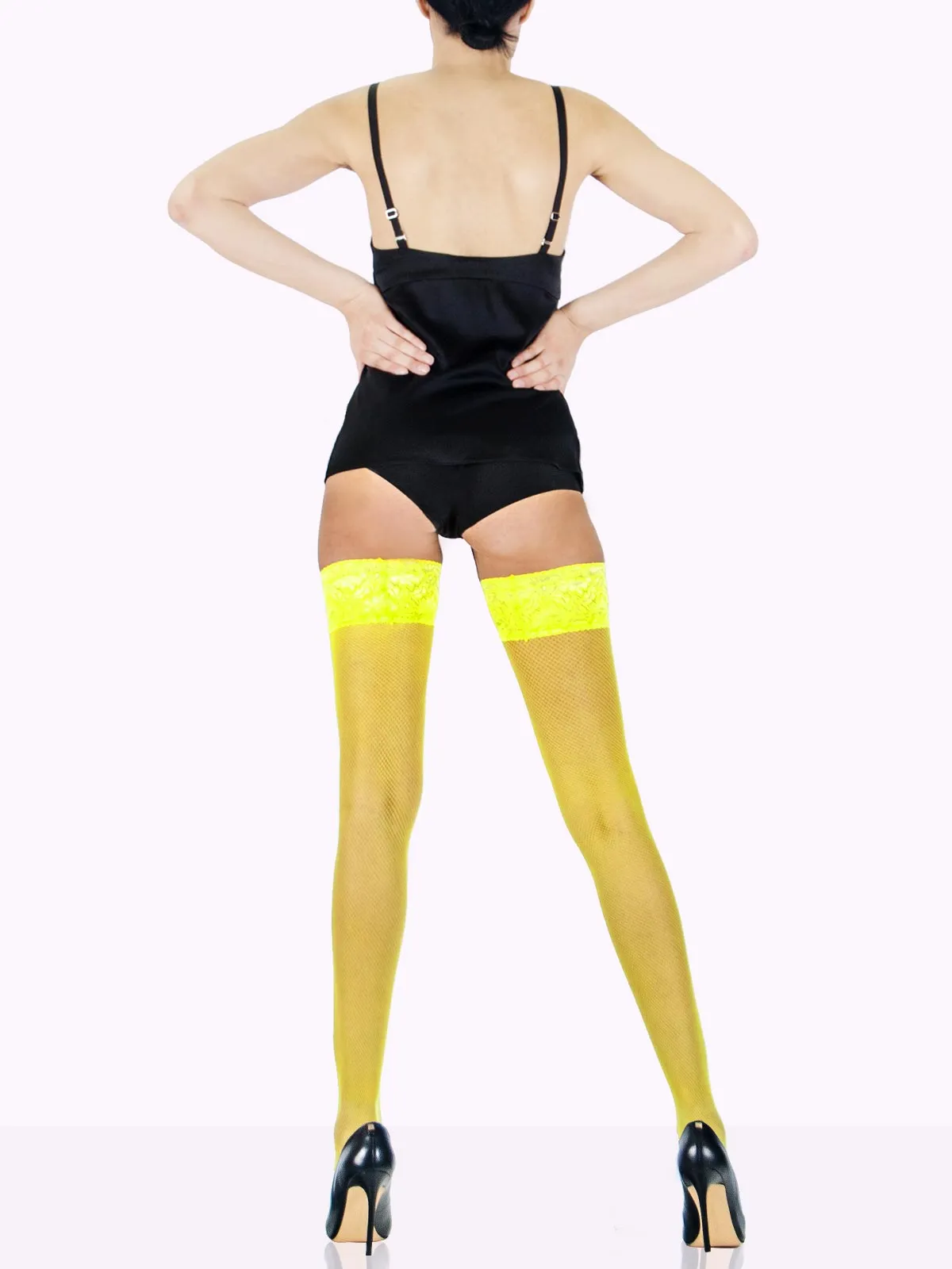 GIORGIA Fishnets Thigh Highs