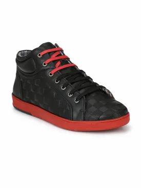 Hitz Black Lace-up Luxure Shoes