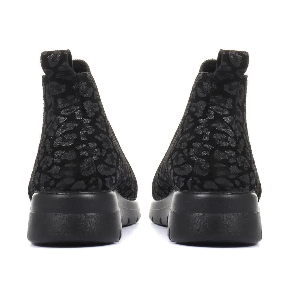 Leopard Print Chelsea Boots - FLY30000 / 315 741