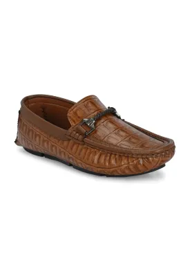 Tawny Croc Royale Loafer
